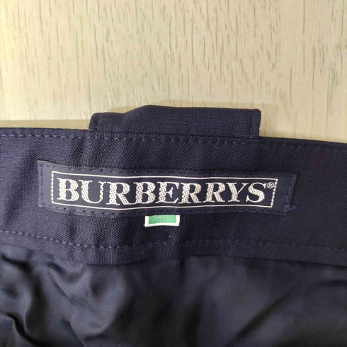 バーバリーズ BURBERRYS 90S フロント金ボタン ベルトループ付き スカート レディース