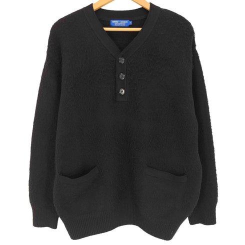 BONBON BUTTBILL ヘンリーネック セーター シャギー メンズ JPN:M