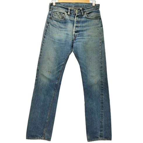 リーバイス Levis 60s 501 ビッグE ボタン裏刻印8 赤耳 耳脇シングル×シングル 足長R 黒カン 裾チェーンステッチ バックポケット裏シングル セルビッチ デニム メンズ