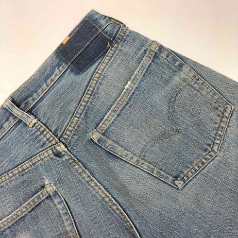 リーバイス Levis 60s 501 ビッグE ボタン裏刻印8 赤耳 耳脇シングル×シングル 足長R 黒カン 裾チェーンステッチ バックポケット裏シングル セルビッチ デニム メンズ