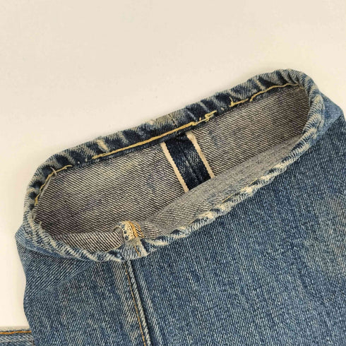 リーバイス Levis 60s 501 ビッグE ボタン裏刻印8 赤耳 耳脇シングル×シングル 足長R 黒カン 裾チェーンステッチ バックポケット裏シングル セルビッチ デニム メンズ