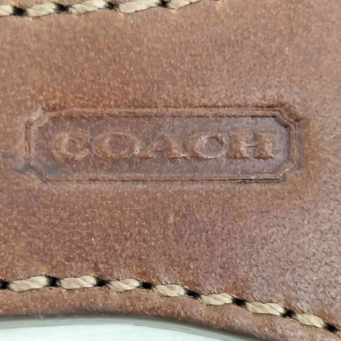 コーチ COACH モノグラム レザー 犬 キーホルダー レディース