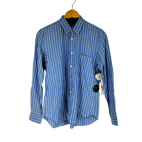 コムデギャルソンシャツ COMME des GARCONS SHIRT ストライプ フランス製 L/S コットンシャツ メンズ JPN:S
