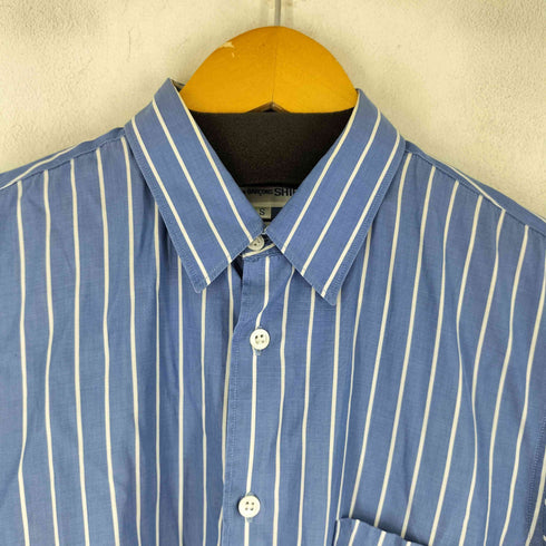 コムデギャルソンシャツ COMME des GARCONS SHIRT ストライプ フランス製 L/S コットンシャツ メンズ JPN:S