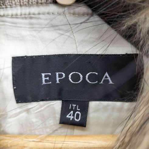 エポカ Epoca フォックスファー付き ダウンコート レディース 40