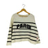 ラウンジドレス Loungedress ボーダー ロゴ ニット レディース FREE