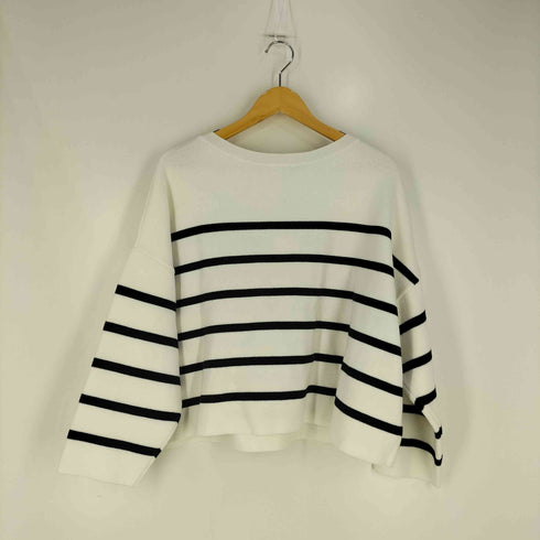 ラウンジドレス Loungedress ボーダー ロゴ ニット レディース FREE
