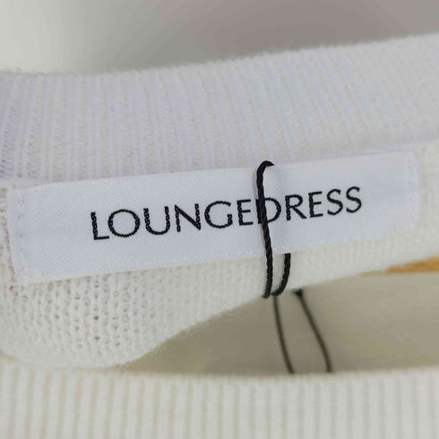 ラウンジドレス Loungedress ボーダー ロゴ ニット レディース FREE