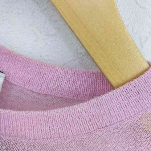 ユナイテッドアローズ UNITED ARROWS シアー ボリューム スリーブ リネン混 ニット トップス レディース