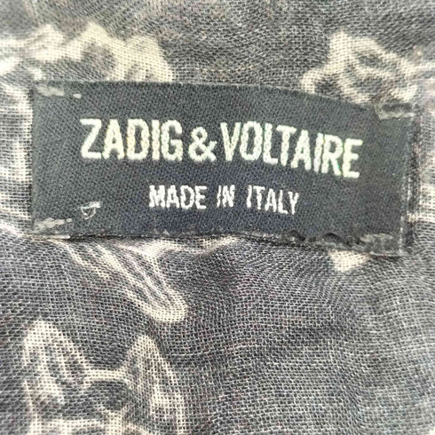 ザディグエヴォルテール ZADIG&VOLTAIRE アニマルプリントストール 狼 レディース