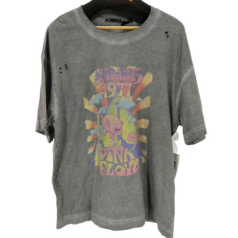 ザラ ZARA バンドデザイン Tシャツ メンズ import:XL