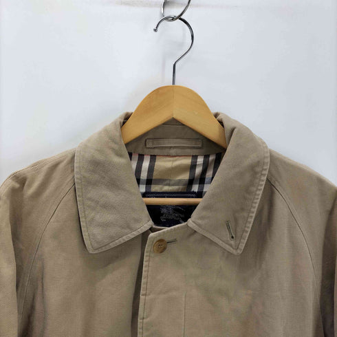 バーバリーズ BURBERRYS 90S 英国製 裏地ノバチェック コットンツイル バルマカーン ステンカラー コート メンズ