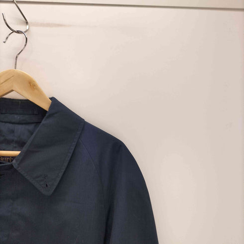 バーバリーズ BURBERRYS 90S 金タグ 玉蟲ブルー バルマカーン ステンカラー コート メンズ