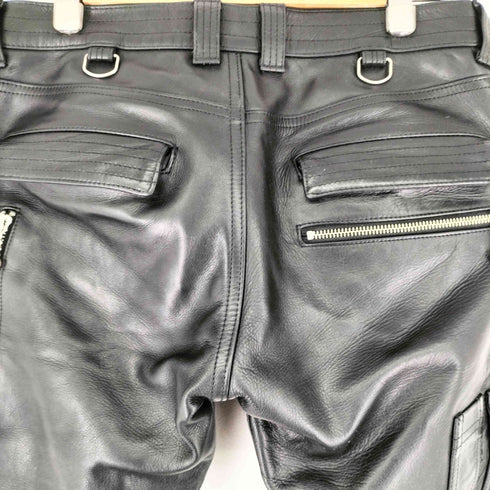 ブラックミーンズ BLACKMEANS レザー ボンテージパンツ メンズ JPN:2