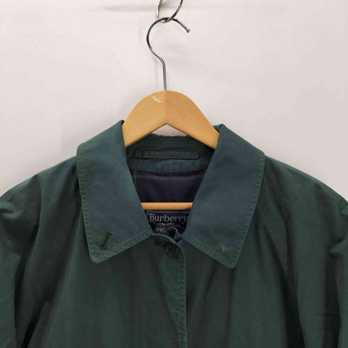 バーバリーズ BURBERRYS 80S 英国製 裏地ダークノバチェック バルマカーン ステンカラー コート 1989年製 レディース