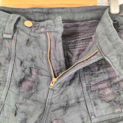 ブラックミーンズ BLACKMEANS クラッシュスリムパンツ メンズ JPN:2