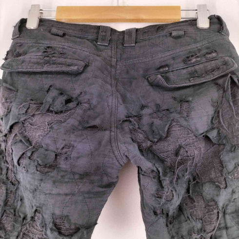 ブラックミーンズ BLACKMEANS クラッシュスリムパンツ メンズ JPN:2