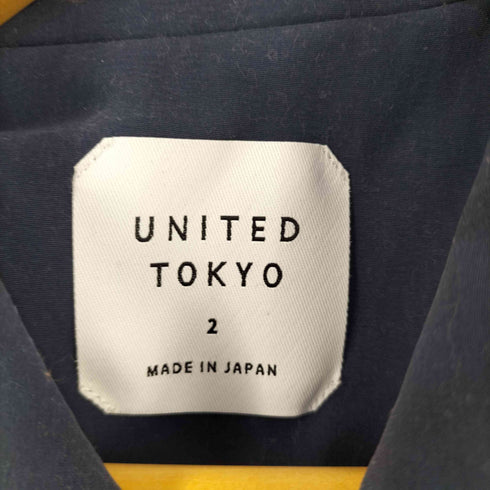 ユナイテッドトウキョウ UNITED TOKYO 比翼 ステンカラー コート レディース JPN:2
