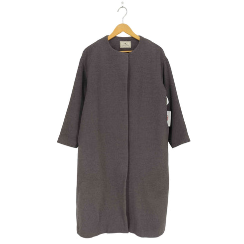エヌナチュラルビューティーベーシック N.NATURAL BEAUTY BASIC アンゴラビーバーノーカラーコート レディース S