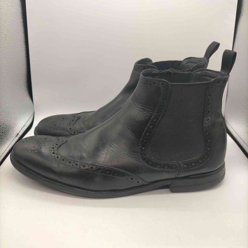 クラークス Clarks CRAFTMASTER vibramソール ウィングチップ サイドゴア ブーツ メンズ