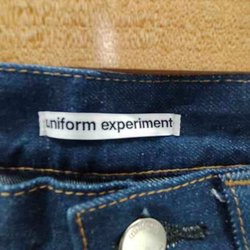 ユニフォームエクスペリメント uniform experiment 26SS RECONSTRUCTION JEANS リコンストラクション ジーンズ 10オンス デニム パンツ メンズ JPN:3