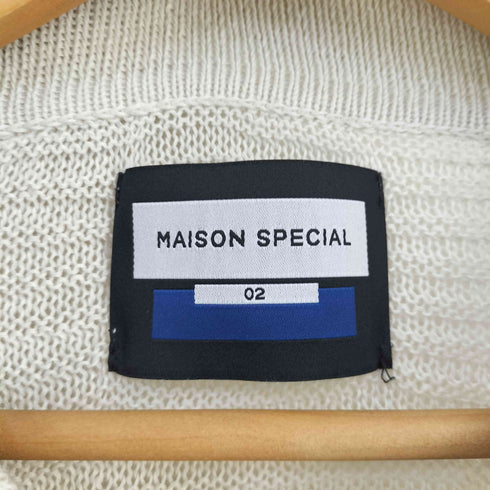メゾンスペシャル MAISON SPECIAL Prime-Over Short Sleeve Knit Shirt メンズ JPN:2