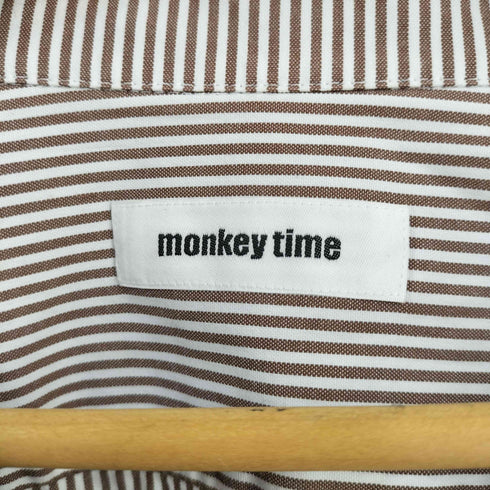 モンキータイム MONKEY TIME ストラップ柄 シャツ メンズ JPN:XL