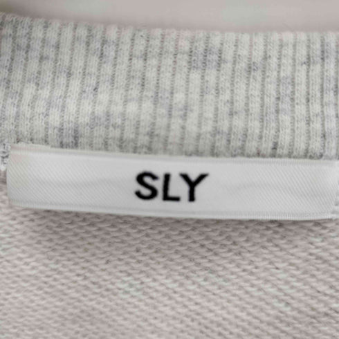 スライ SLY PIPING LINE スウェット レディース FREE