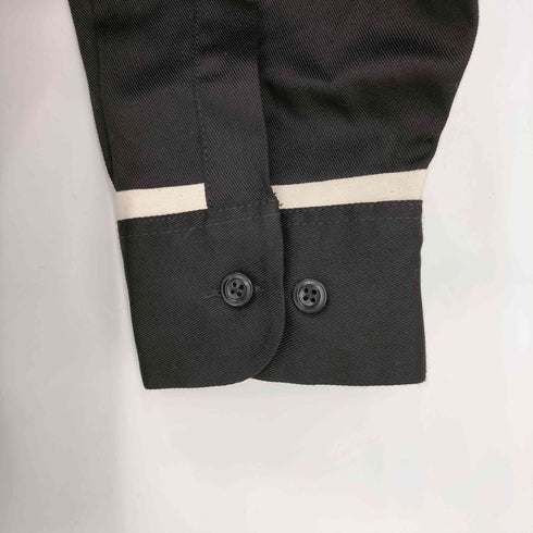 ディッキーズ Dickies WIDE WORK SHIRT ワンポイントロゴ ワークシャツ メンズ import:L