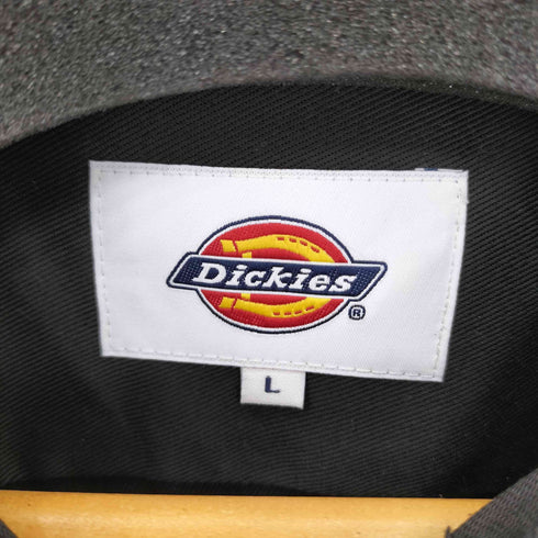 ディッキーズ Dickies WIDE WORK SHIRT ワンポイントロゴ ワークシャツ メンズ import:L