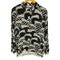 ザラ ZARA トラ 虎柄 アニマル柄 ドット柄 総ビスコース L/S シャツ レディース import:L