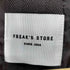 フリークスストア FREAKS STORE 21AW 比翼 チンストラップ付き ヘリンボーン 綿ポリ ステンカラー コート レディース FREE