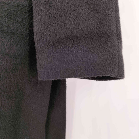 クルニ CULLNI 24AW Moheir Mix Shaggy Double Pocket Long Coat モヘアミックス シャギー ダブルポケット ロングコート メンズ JPN:2