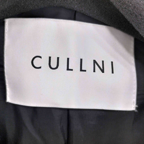 クルニ CULLNI 24AW Moheir Mix Shaggy Double Pocket Long Coat モヘアミックス シャギー ダブルポケット ロングコート メンズ JPN:2