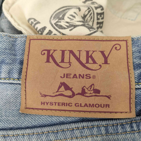 ヒステリックグラマー HYSTERIC GLAMOUR COLLAGE PATCH REMAKE TAPERED DENIM PANTS メンズ 31