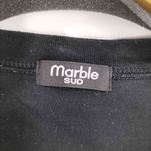 マーブルシュッド Marble Sud フロントプリント クルーネック 半袖Tシャツ カットソー メンズ