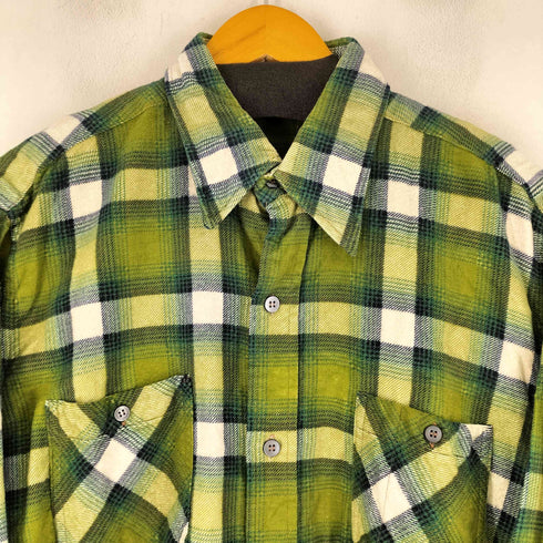 70S プリント ネルシャツ メンズ