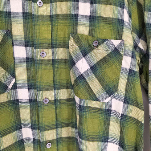 70S プリント ネルシャツ メンズ