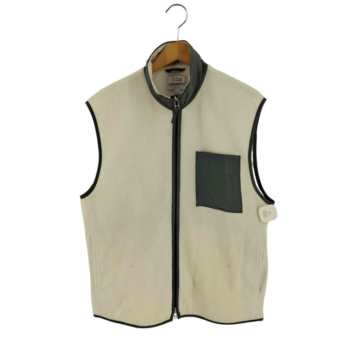 コス COS RELAXED バイカラーボアベスト レディース import:M