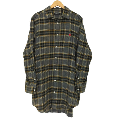 アンダーカバー UNDERCOVER ネルチェックBDロングシャツ メンズ JPN:2