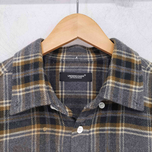 アンダーカバー UNDERCOVER ネルチェックBDロングシャツ メンズ JPN:2