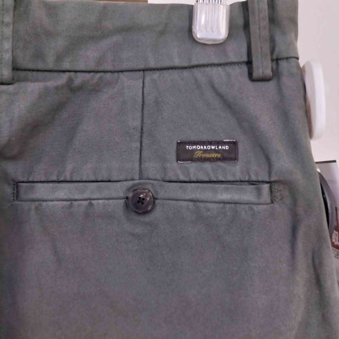 トゥモローランド TOMORROWLAND 25AW 60/3 コットンオックスフォード 1プリーツバレルパンツ メンズ JPN:M