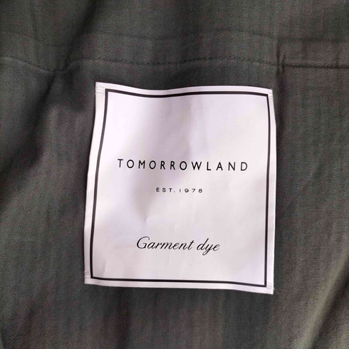 トゥモローランド TOMORROWLAND 25AW 60/3 コットンオックスフォード 1プリーツバレルパンツ メンズ JPN:M