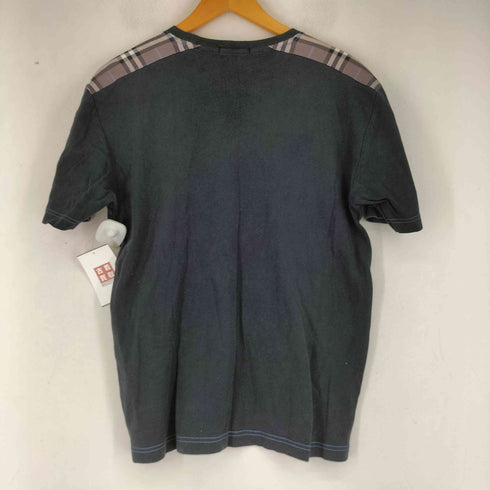 バーバリーブラックレーベル BURBERRY BLACK LABEL ノバチェックショルダー S/S Tシャツ レディース JPN:3