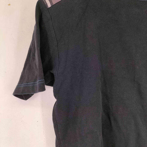 バーバリーブラックレーベル BURBERRY BLACK LABEL ノバチェックショルダー S/S Tシャツ レディース JPN:3