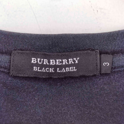 バーバリーブラックレーベル BURBERRY BLACK LABEL ノバチェックショルダー S/S Tシャツ レディース JPN:3