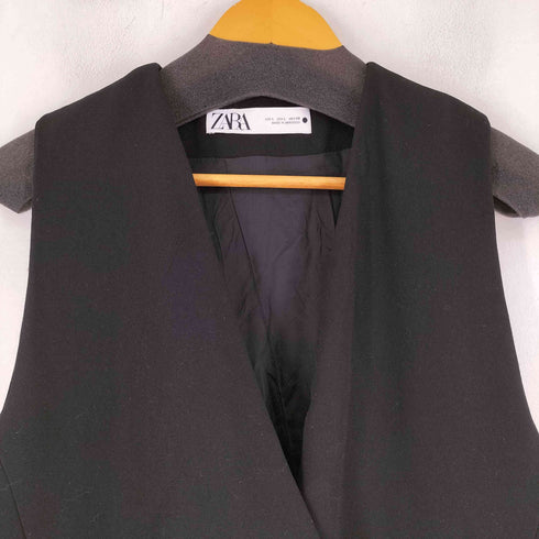 ザラ ZARA テーラード ロングベスト レディース JPN:L
