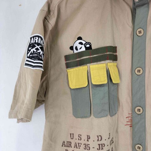 パンディエスタジャパン PANDIESTA JAPAN ポケットデザイン S/S シャツ メンズ JPN:XL