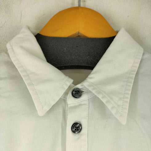 バーバリーブラックレーベル BURBERRY BLACK LABEL ロゴアップリケ S/S ポロシャツ レディース JPN:2