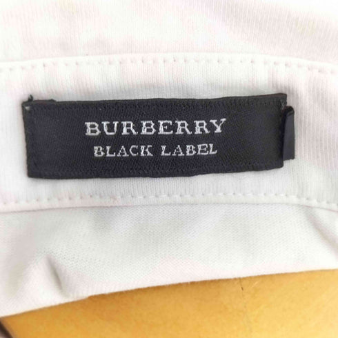 バーバリーブラックレーベル BURBERRY BLACK LABEL ロゴアップリケ S/S ポロシャツ レディース JPN:2